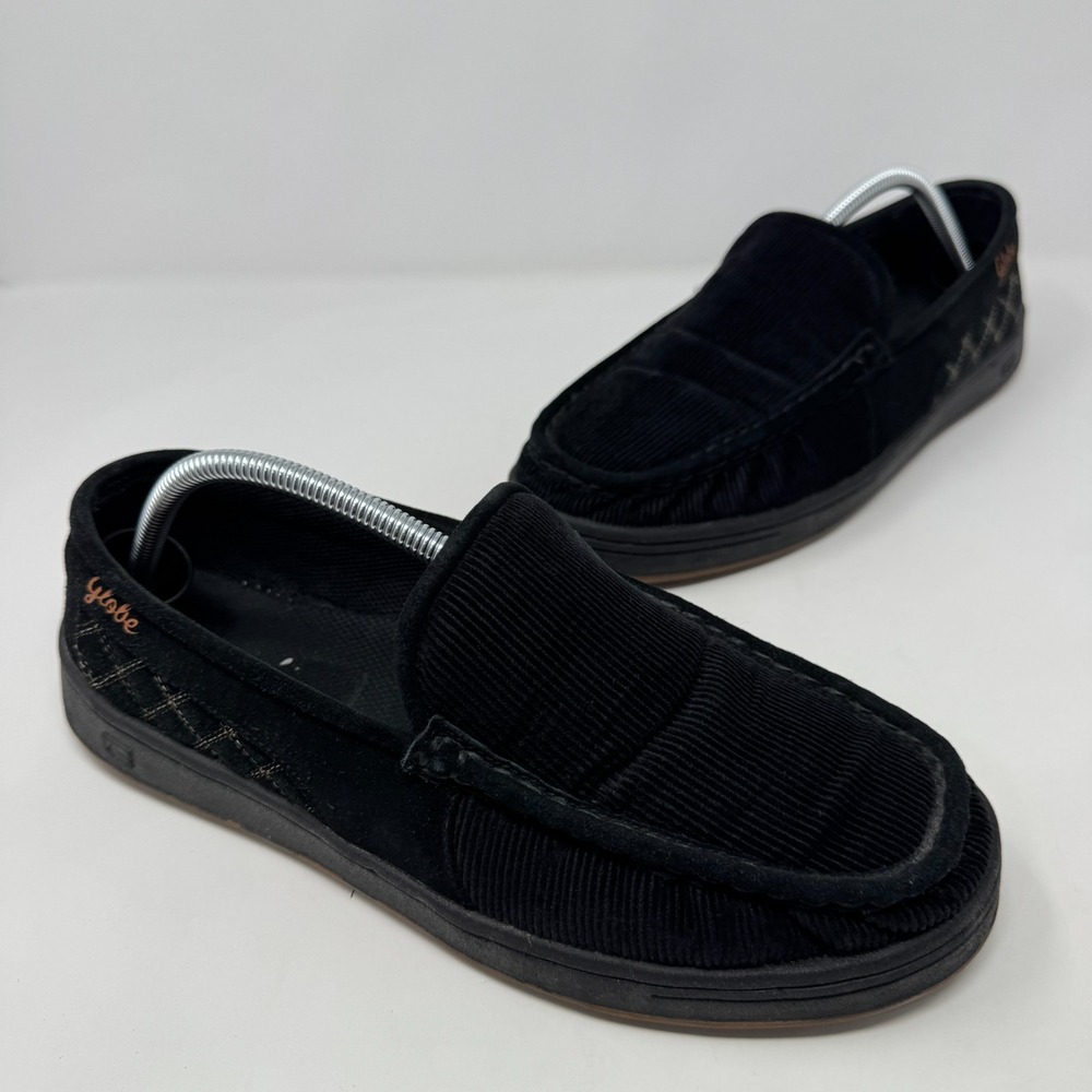 Globe Slip On Casual Skate Shoes Black Men's Size 10